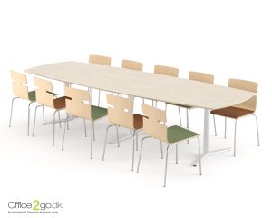 Switch Tøndeformet mødebord - 10-12 personer - 320 cm