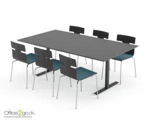 InLine mødebord - 6-8 personer - 200 cm.