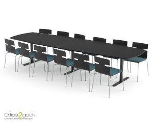 InLine mødebord - 12-14 personer - 360 cm.