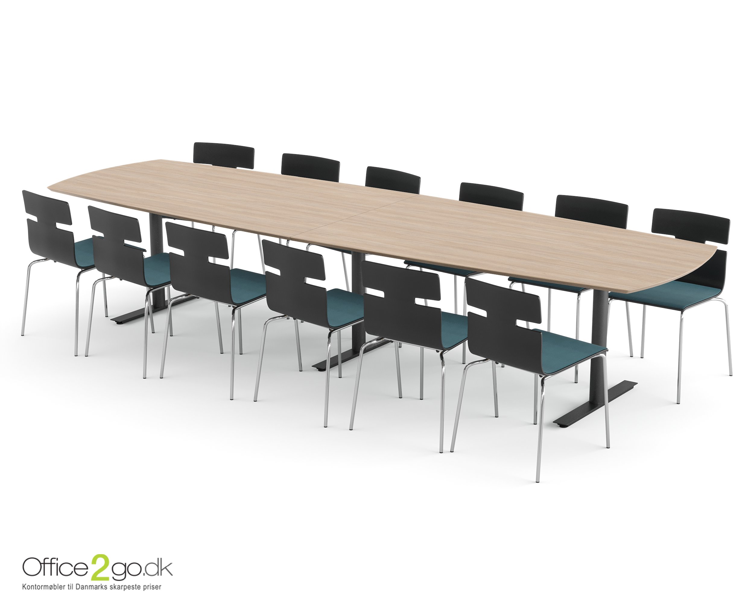InLine mødebord - 12-14 personer - 360 cm.InLine mødebord - 12-14 personer - 360 cm.