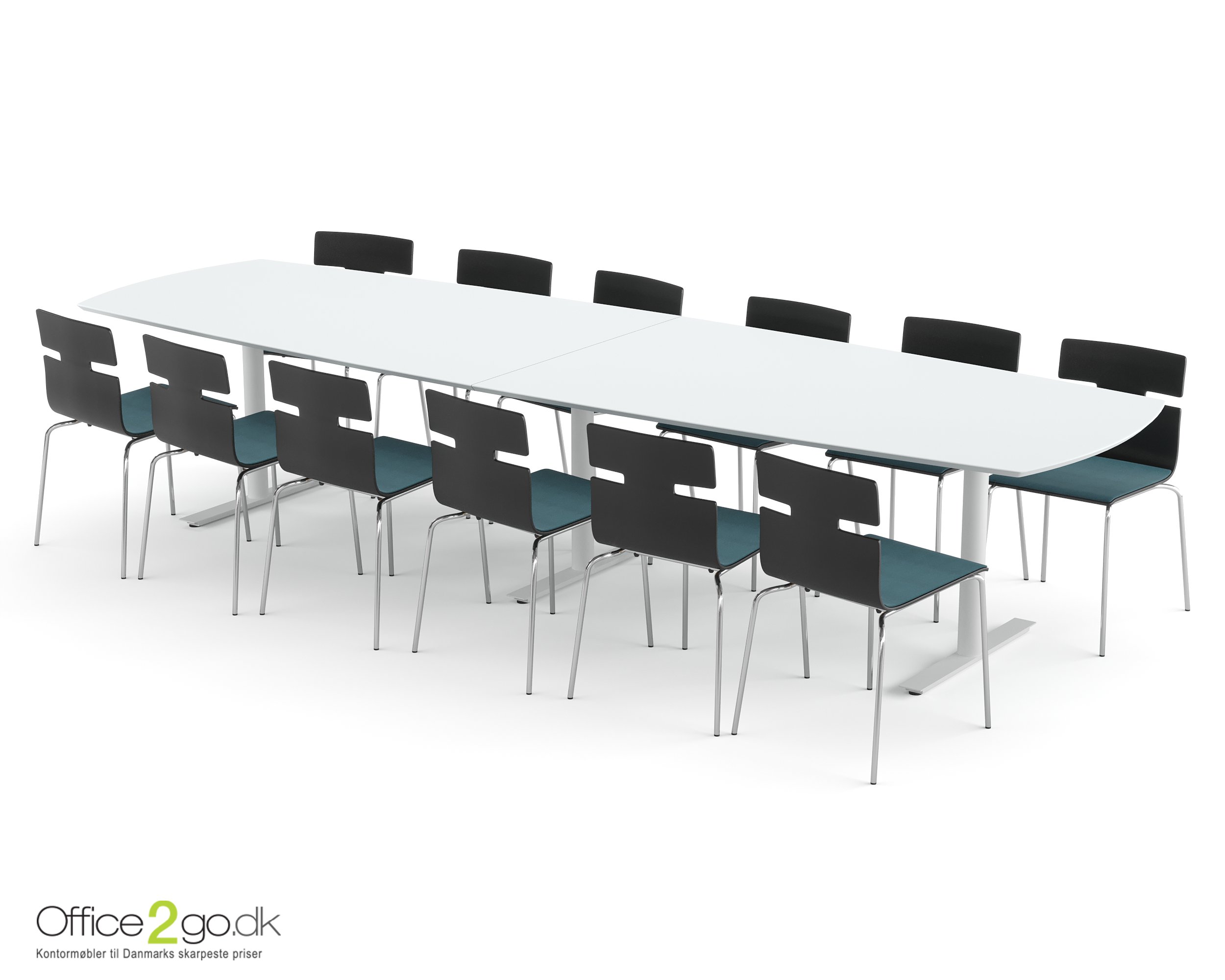 InLine mødebord - 12-14 personer - 360 cm.