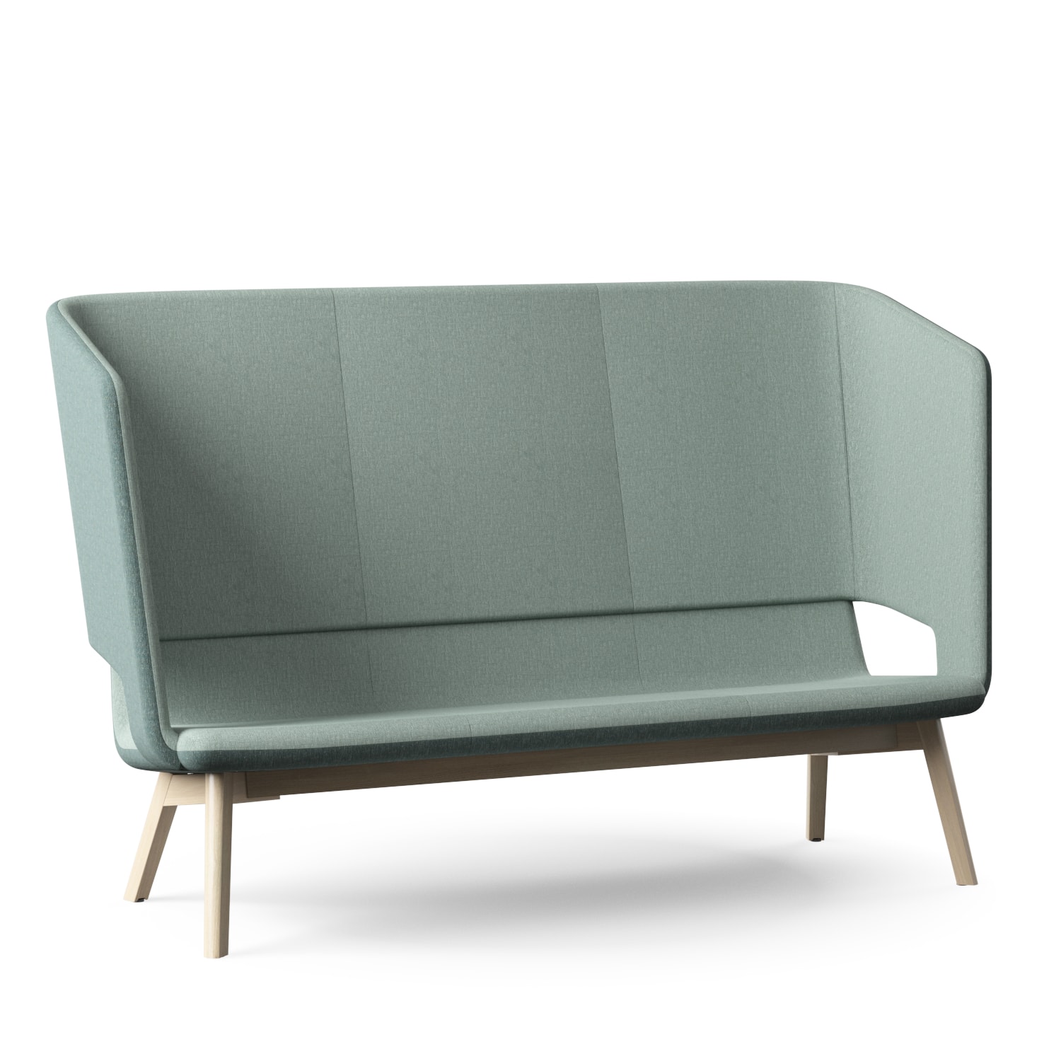 Twist & Sit Soft - 3 pers høj lounge sofa med ben